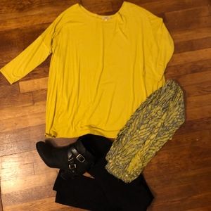 Gold 3/4 Sleeve Piko